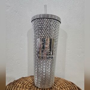 Starbucks Disney 100 Silver Studded Tumbler